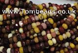 CMK19 15.5 inches 4*6mm faceted rondelle mookaite beads wholesale