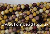 CMK201 15.5 inches 4mm round mookaite gemstone beads wholesale