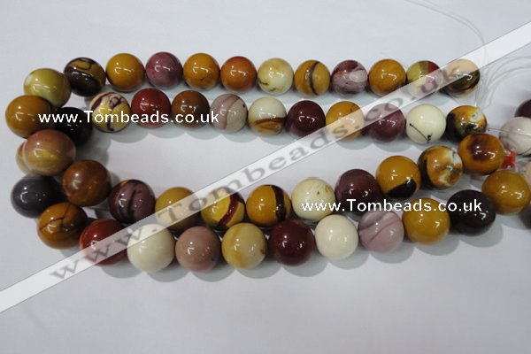 CMK207 15.5 inches 16mm round mookaite gemstone beads wholesale