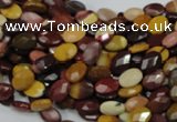 CMK22 15.5 inches 8*12mm faceted oval mookaite beads wholesale