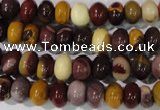 CMK220 15.5 inches 5*8mm rondelle mookaite gemstone beads