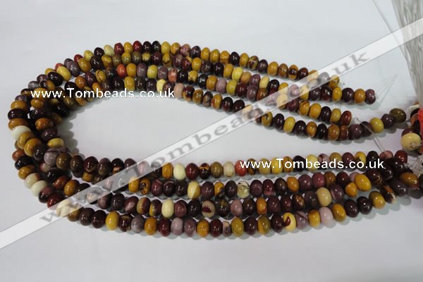 CMK220 15.5 inches 5*8mm rondelle mookaite gemstone beads