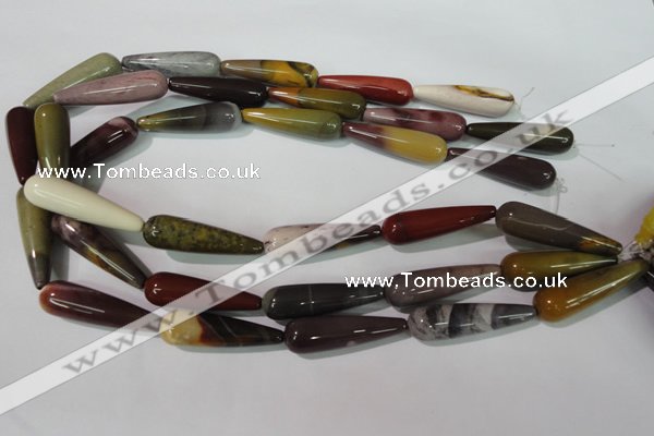 CMK227 15.5 inches 10*35mm teardrop mookaite gemstone beads