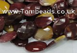 CMK25 15.5 inches 15*20mm faceted oval mookaite beads wholesale