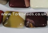 CMK267 15.5 inches 18*25mm rectangle mookaite gemstone beads