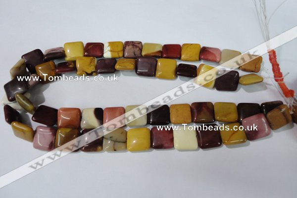 CMK271 15.5 inches 15*15mm square mookaite gemstone beads