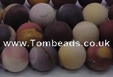 CMK294 15.5 inches 12mm round matte mookaite beads wholesale