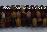 CMK300 15.5 inches 4*6mm rondelle matte mookaite beads wholesale