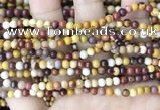 CMK345 15.5 inches 4mm round mookaite jasper beads wholesale