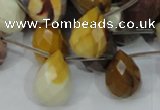 CMK35 15.5 inches 13*18mm faceted teardrop mookaite beads wholesale