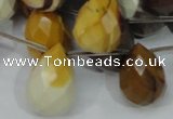 CMK36 15.5 inches 18*25mm faceted teardrop mookaite beads wholesale