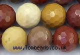 CMK372 15 inches 8mm faceted round mookaite gemstone beads