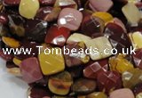 CMK40 15.5 inches 10*10mm faceted square mookaite beads wholesale