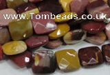 CMK41 15.5 inches 12*12mm faceted square mookaite beads wholesale