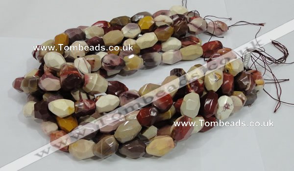 CMK50 15.5 inches 15*20mm faceted freeform mookaite beads wholesale