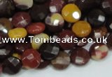 CMK51 15.5 inches 10mm faceted coin mookaite beads wholesale