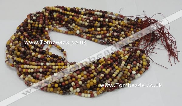 CMK57 15.5 inches 6mm round mookaite gemstone beads wholesale