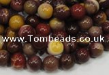 CMK58 15.5 inches 8mm round mookaite gemstone beads wholesale