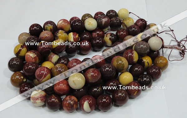 CMK61 15.5 inches 20mm round mookaite gemstone beads wholesale