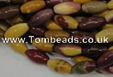 CMK65 15.5 inches 8*16mm rice mookaite gemstone beads wholesale