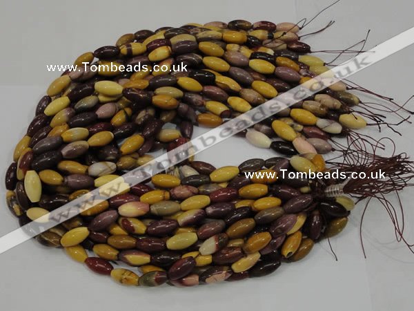 CMK65 15.5 inches 8*16mm rice mookaite gemstone beads wholesale
