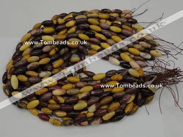 CMK66 15.5 inches 10*20mm rice mookaite gemstone beads wholesale