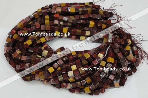 CMK70 15.5 inches 8*8mm cube mookaite gemstone beads wholesale