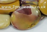 CMK76 15.5 inches 30*40mm oval mookaite gemstone beads wholesale