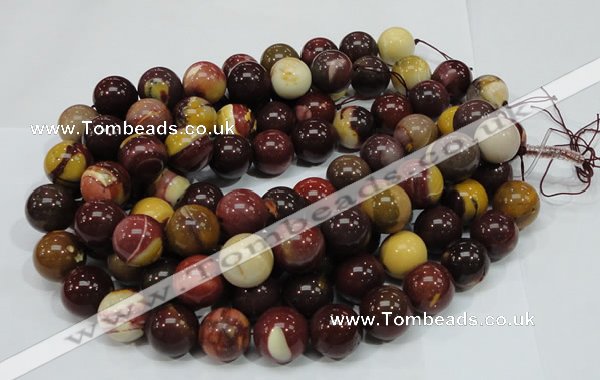 CMK81 15.5 inches 16mm round mookaite gemstone gemstone beads