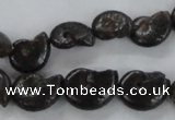 CMM50 15.5 inches 10*14mm - 12*16mm ammonite gemstone beads