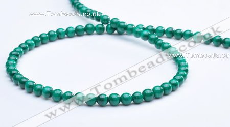 CMN02 A grade 4mm round natural malachite beads wholesale