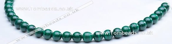 CMN05 8mm round A grade natural malachite beads wholesale