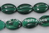 CMN104 15.5 inches 13*18mm oval natural malachite beads wholesale