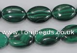 CMN104 15.5 inches 13*18mm oval natural malachite beads wholesale