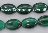 CMN105 15.5 inches 15*20mm oval natural malachite beads wholesale