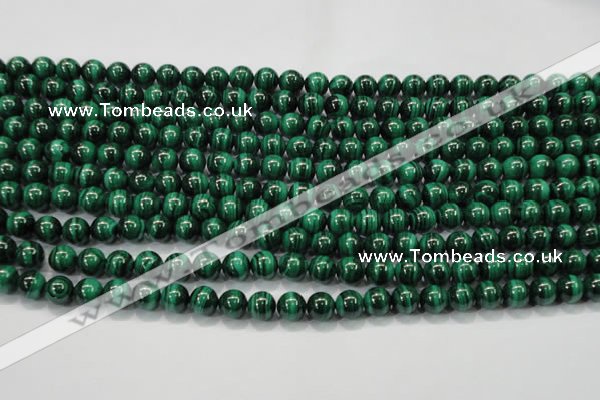 CMN150 AA grade 6mm round natural malachite beads Wholesale