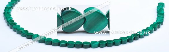 CMN18 A grade 3*6mm heart natural malachite beads Wholesale