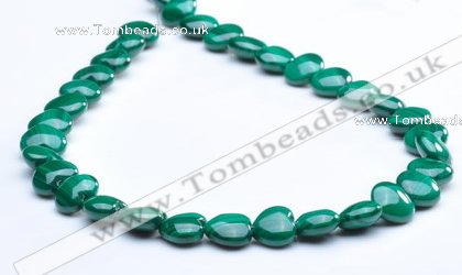 CMN19 A grade 4*8mm heart natural malachite beads Wholesale