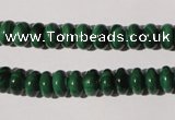 CMN205 15.5 inches 5*8mm rondelle natural malachite beads wholesale