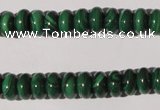 CMN206 15.5 inches 5*9mm rondelle natural malachite beads wholesale