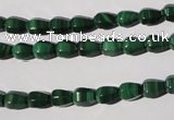 CMN229 15.5 inches 5*7mm faceted teardrop natural malachite beads