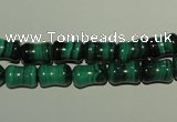 CMN232 15.5 inches 6*9mm bone natural malachite beads wholesale