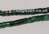 CMN235 15.5 inches 4*6mm heishi natural malachite beads wholesale