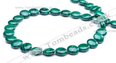 CMN25 A grade 4*8mm coin shape natural malachite beads Wholesale