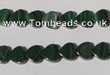 CMN261 15.5 inches 8*8mm heart natural malachite beads wholesale