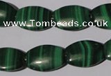 CMN268 15.5 inches 13*18mm flat drum natural malachite beads wholesale