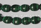 CMN271 15.5 inches 10*12mm oval natural malachite beads wholesale