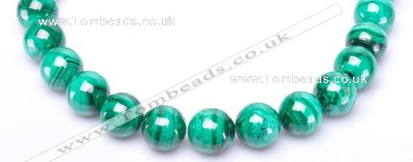 CMN28 AB grade 16mm round natural malachite beads Wholesale