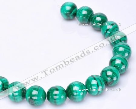 CMN29 AB grade 18mm round natural malachite beads Wholesale