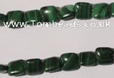 CMN292 15.5 inches 8*8mm square natural malachite beads wholesale